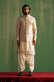 Vishant Beige Bundi Set